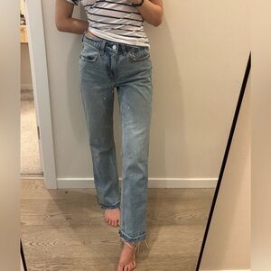 Abercrombie Mid Rise 90s Straight Jeans - Medium (24)